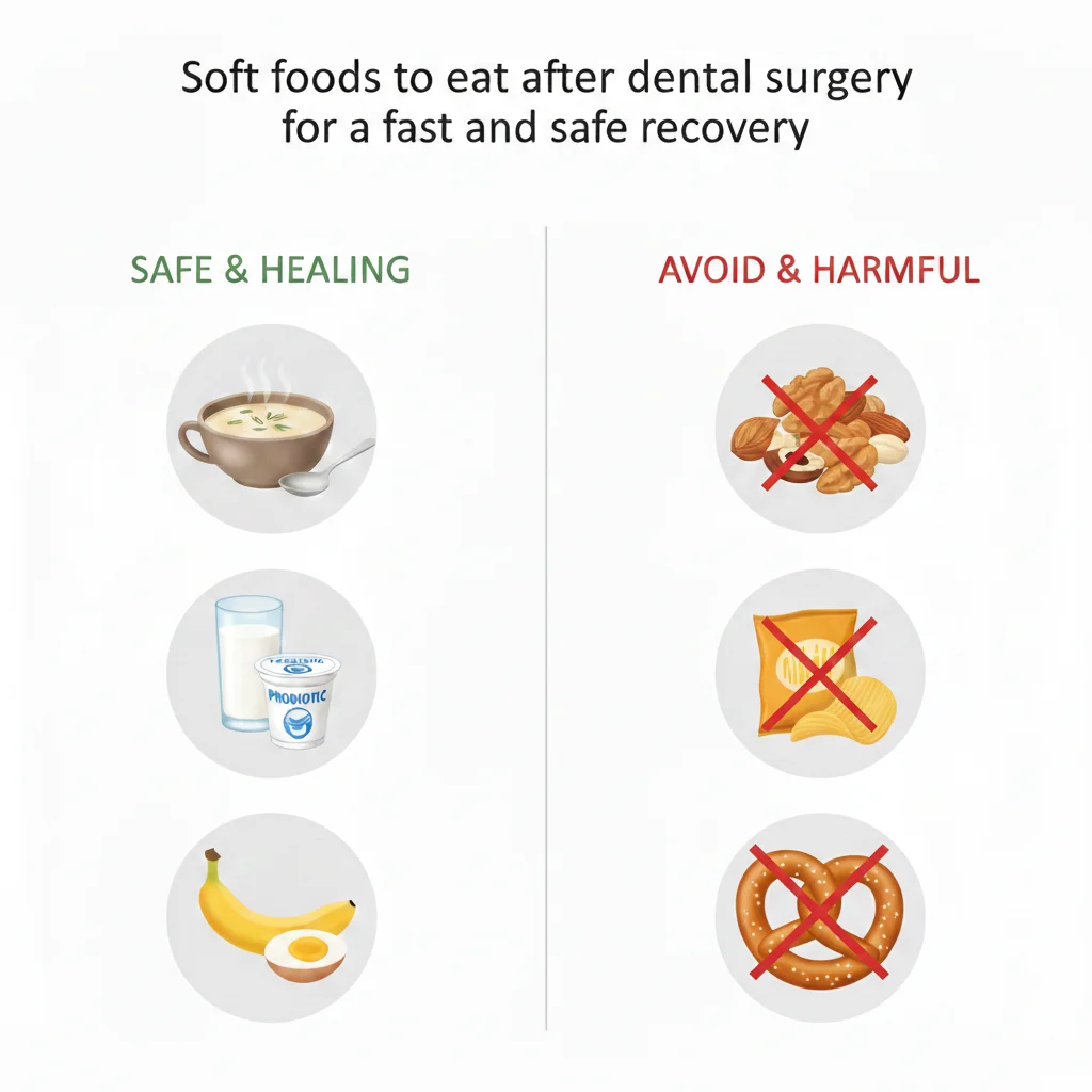 Soft foods to eat after dental surgery for a fast and safe recovery