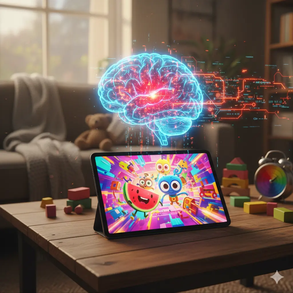 Why Animation Style Overloads kid's Brain