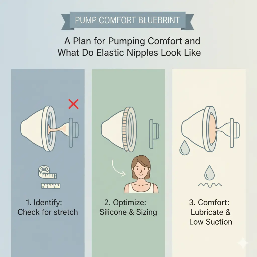 A Plan for Pumping Comfort and What Do Elastic Nipples Look Like