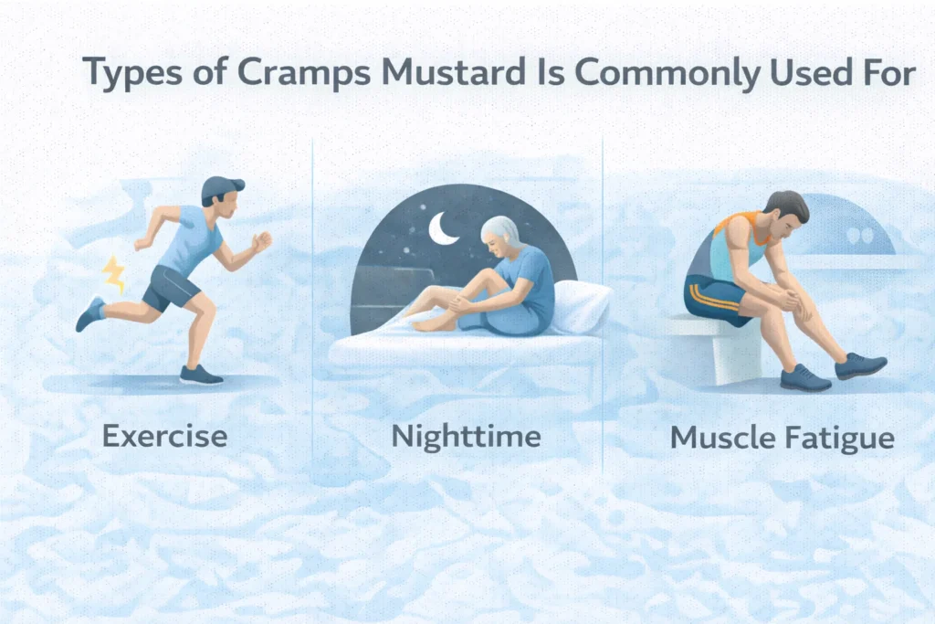 Types of Cramps Mustard Is Commonly Used For