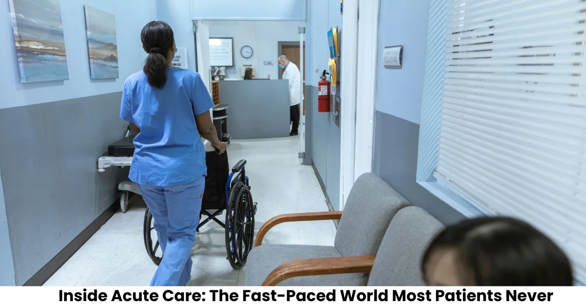 Inside Acute Care The Fast-Paced World Most Patients Never See