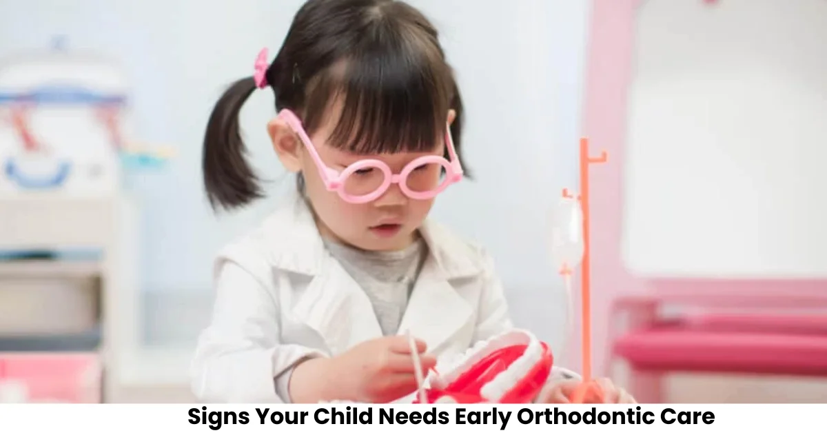 Signs Your Child Needs Early Orthodontic Care